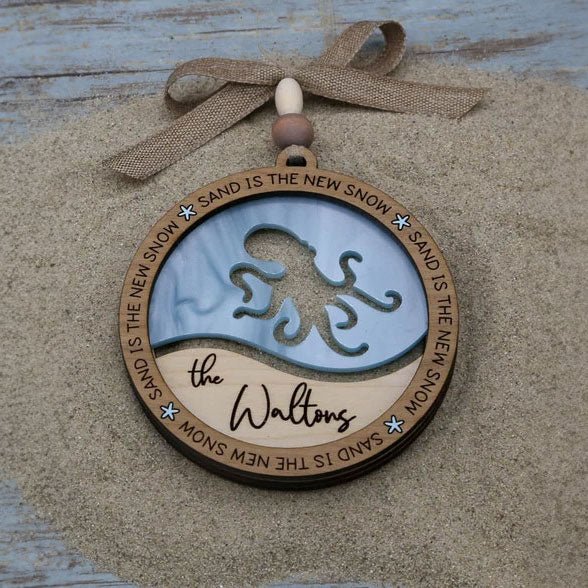 Personalized Beach Pendant🌊 🌊