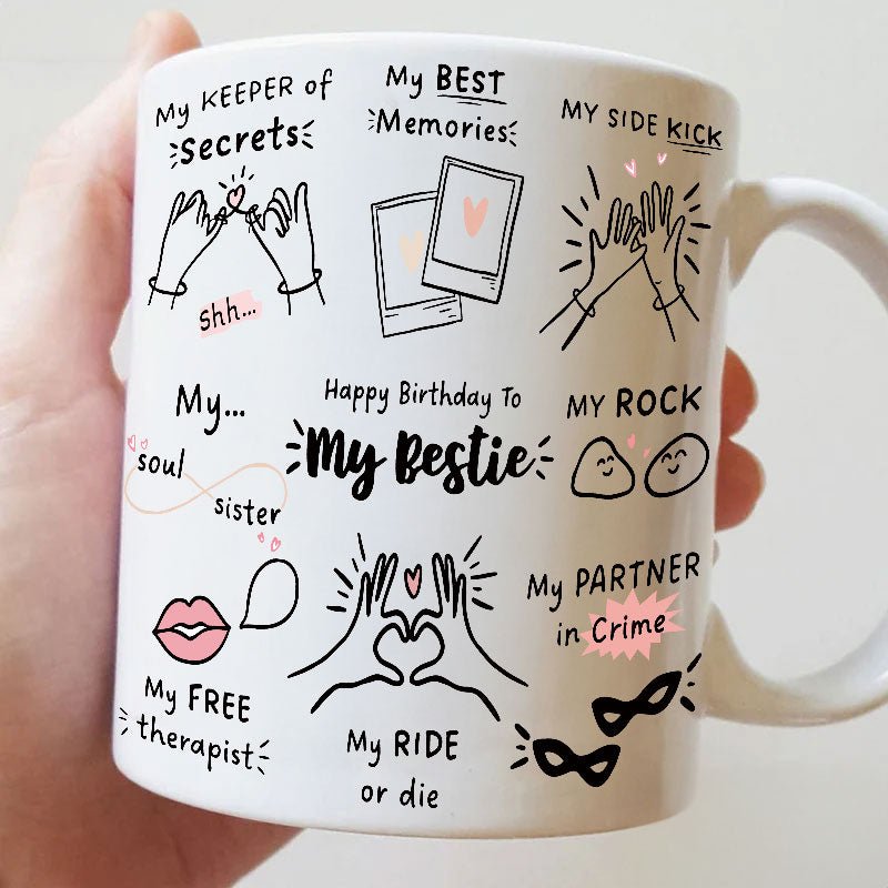 Personalized Best Friend Birthday Gifts Best Friend Mug Best Friend Gifts