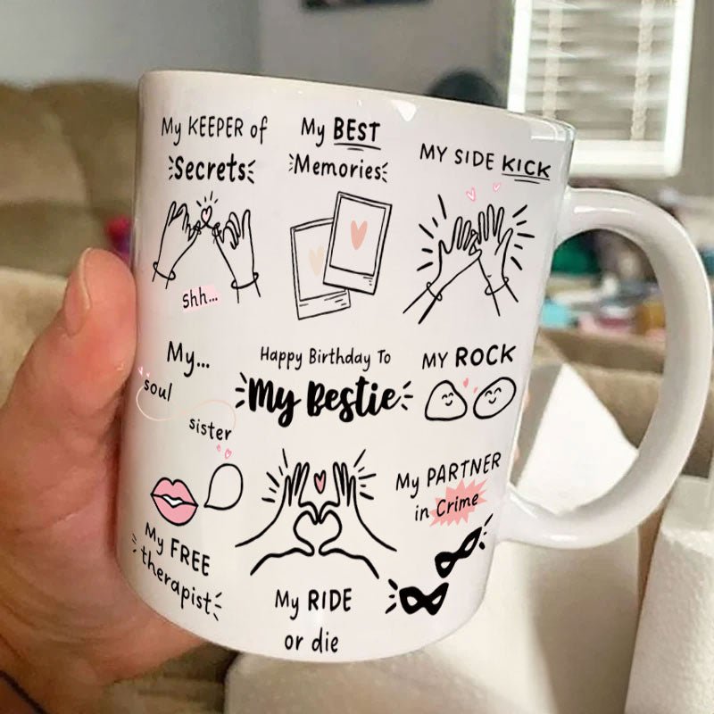 Personalized Best Friend Birthday Gifts Best Friend Mug Best Friend Gifts