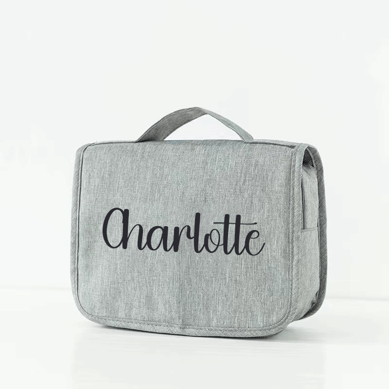 Personalized Makeup Bag Organizer: Your Style, Your Name！