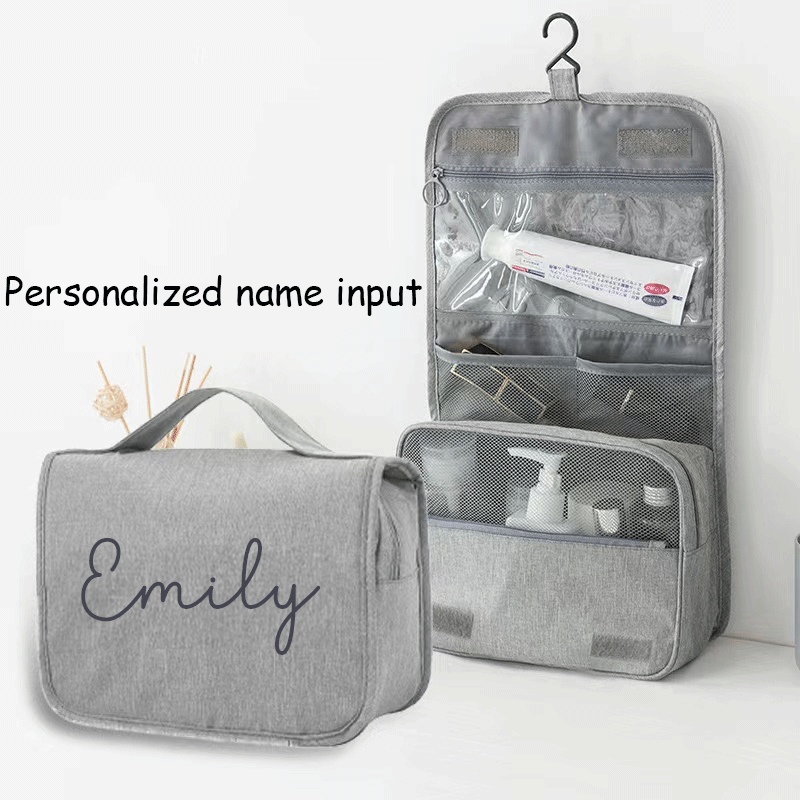 Personalized Makeup Bag Organizer: Your Style, Your Name！