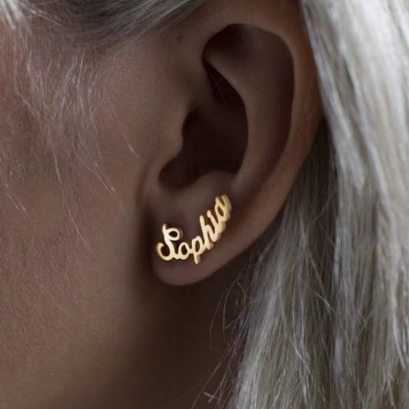 Personalized Name Earrings: Make Your Name a Fashion Statement