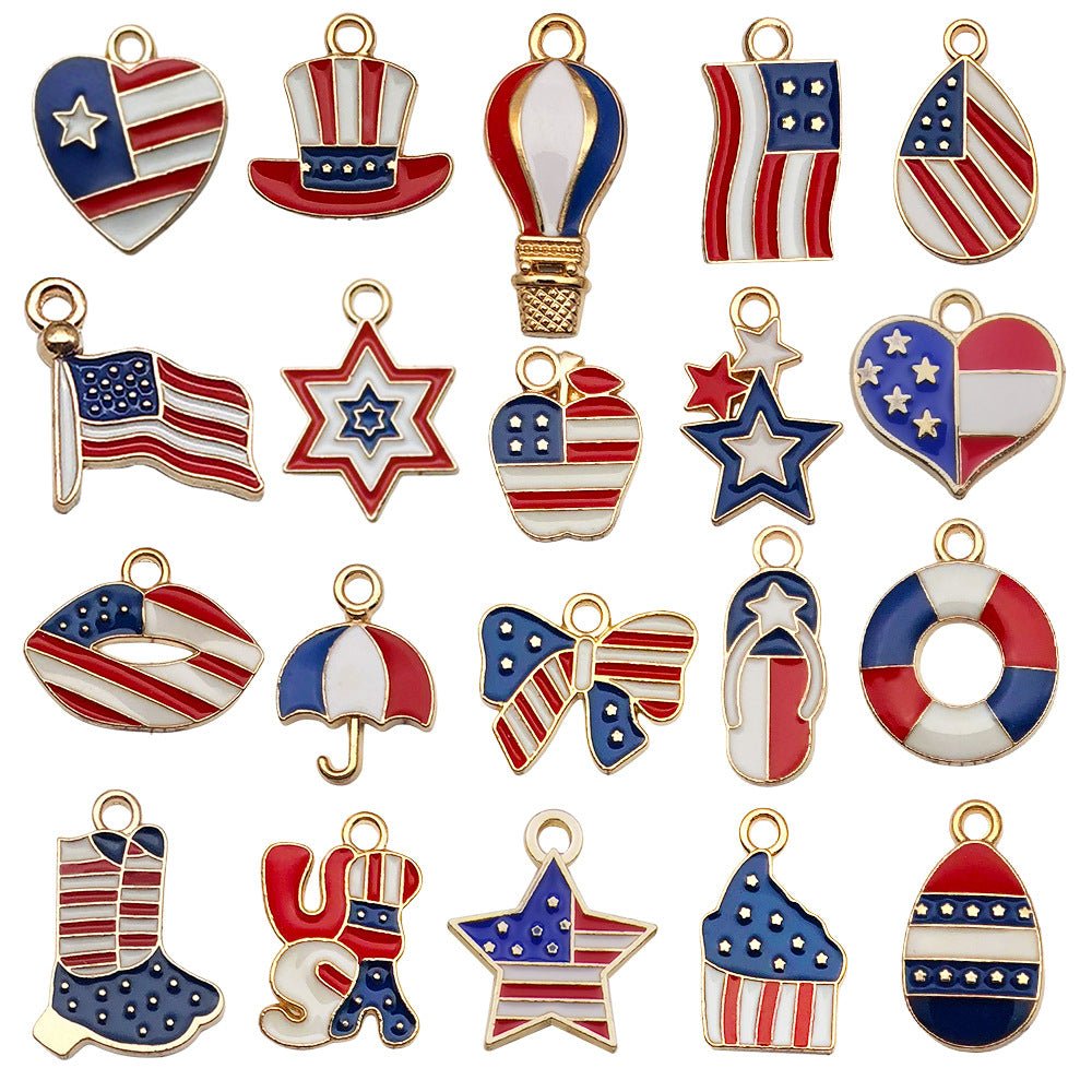 American Flag Series,Personalized necklace matching,combination matching,necklace decorations,DIY necklace