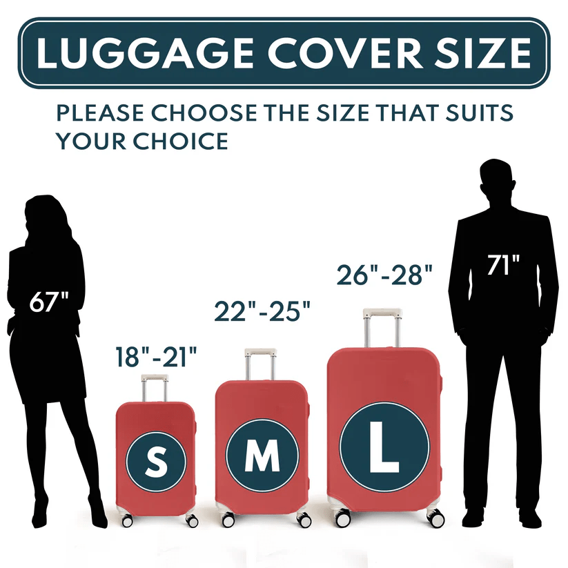 Personalized photo luggage covers add fun to your travels