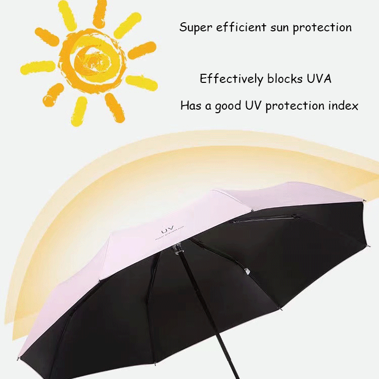 Personalized UV Protection Umbrella - High-Efficiency Sun Protection, Engrave Your Name, Stylish and Practical! ☂️