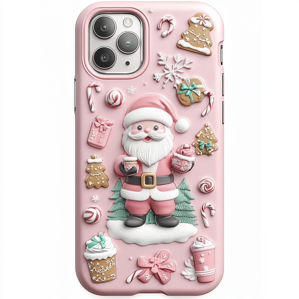 pink christmas wonder Phone Cases, Available in Multiple Styles, iPhone, Pixel, Samsung