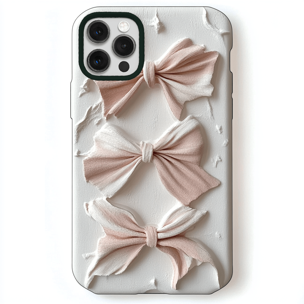 Romantic Ribbon Phone Cases, Available in Multiple Styles, iPhone, Pixel, Samsung