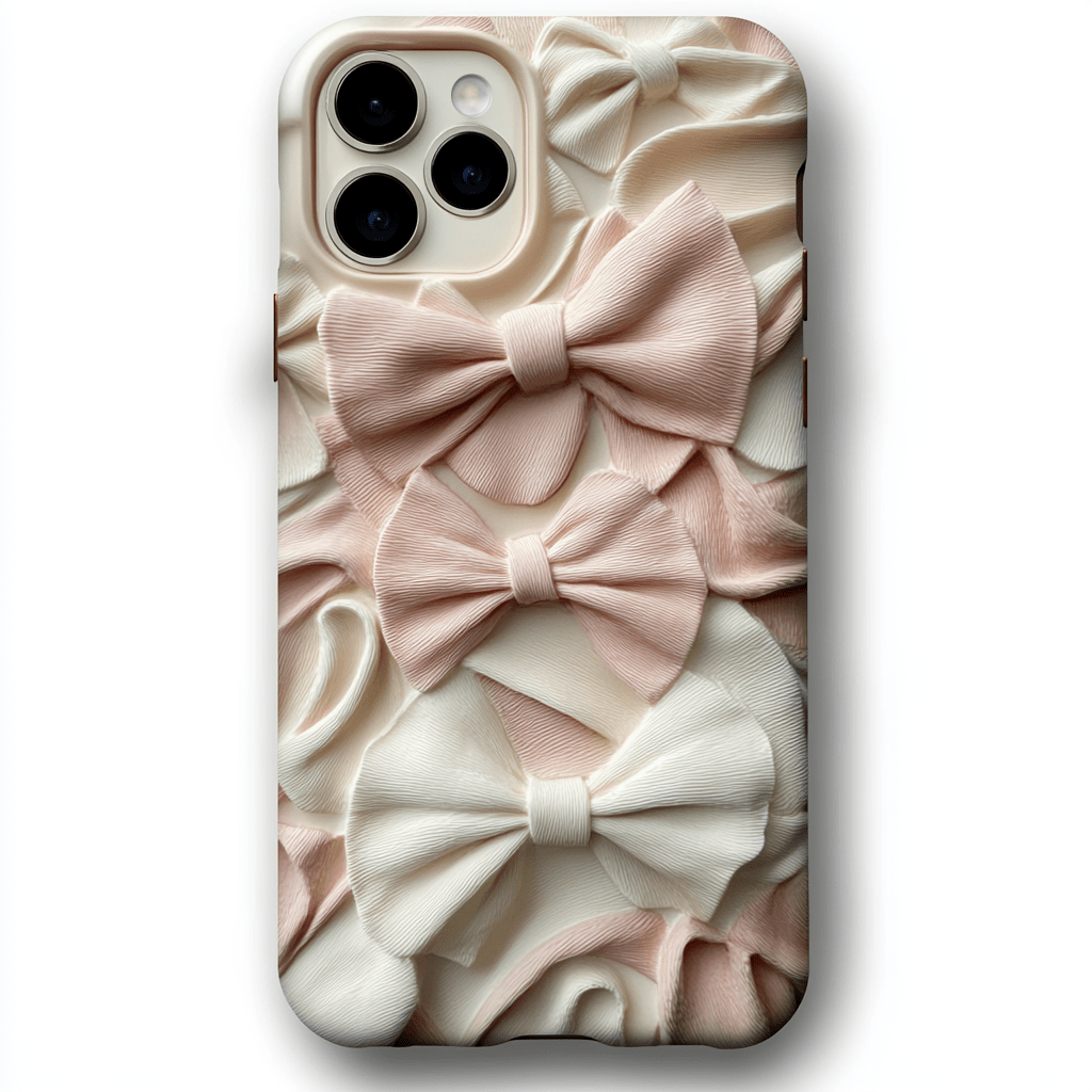 Romantic Ribbon Phone Cases, Available in Multiple Styles, iPhone, Pixel, Samsung