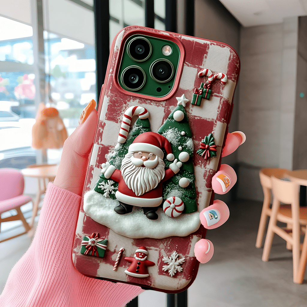 Singing Christmas phone cases, multiple styles available, iPhone, Pixel, Samsung