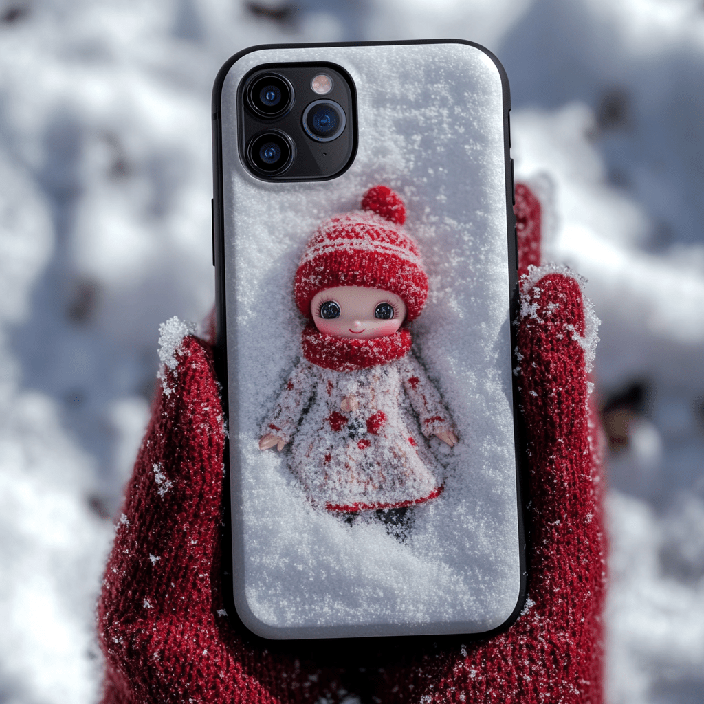 Snow Doll Phone Cases, Available in Multiple Styles, iPhone, Pixel, Samsung