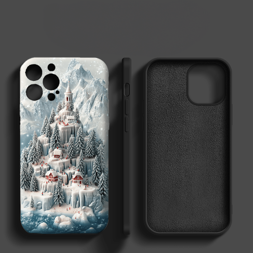 Snow Mountain Paradise mobile phone cases, multiple styles available, iPhone, Pixel, Samsung