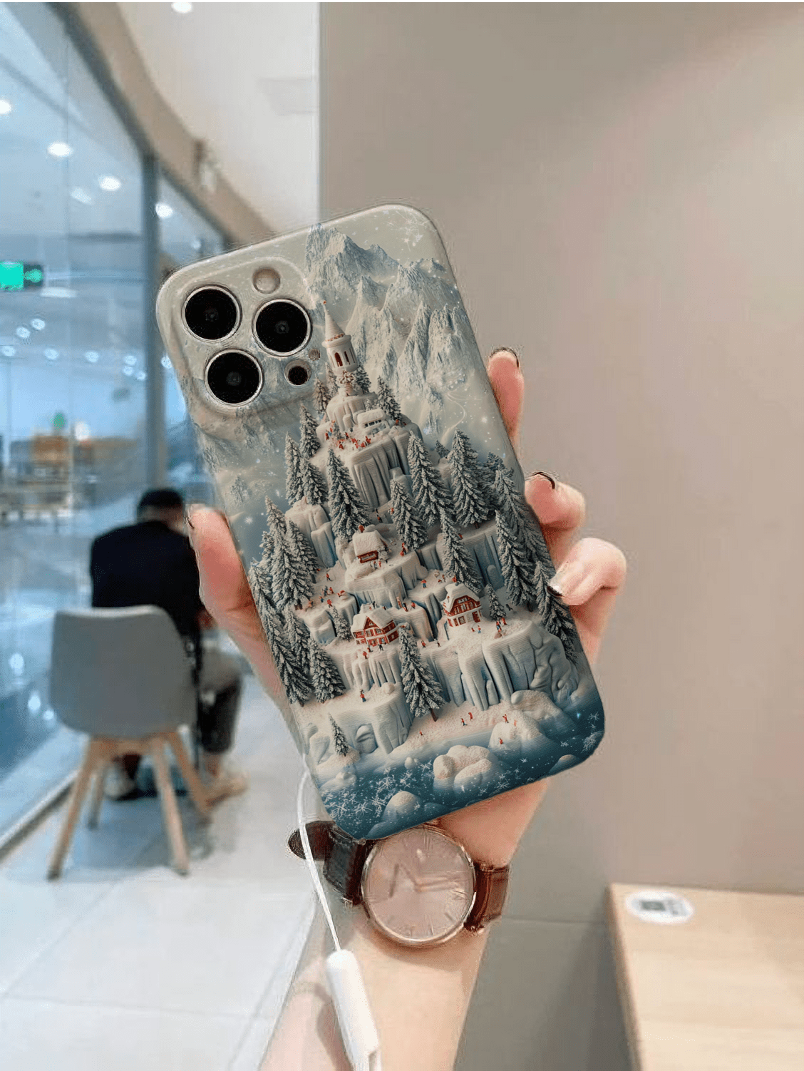 Snow Mountain Paradise mobile phone cases, multiple styles available, iPhone, Pixel, Samsung