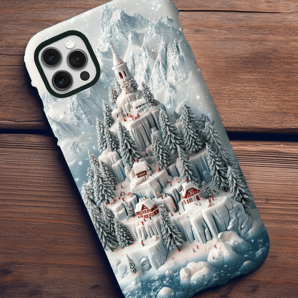 Snow Mountain Paradise mobile phone cases, multiple styles available, iPhone, Pixel, Samsung