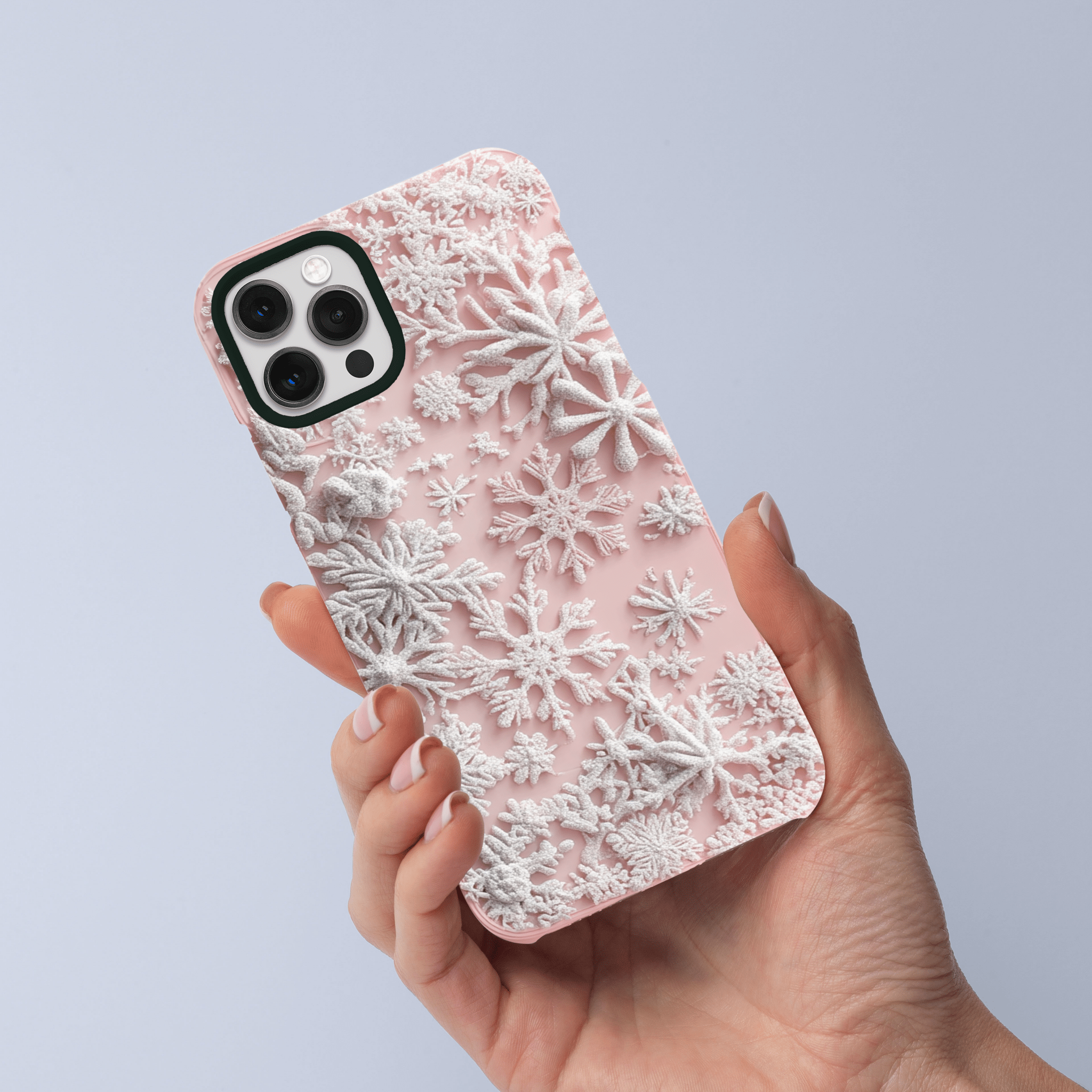 Snowflakes falling Phone Cases, Available in Multiple Styles, iPhone, Pixel, Samsung