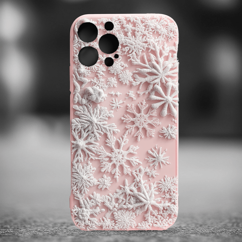 Snowflakes falling Phone Cases, Available in Multiple Styles, iPhone, Pixel, Samsung