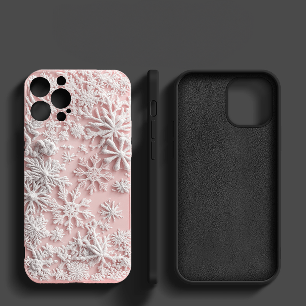 Snowflakes falling Phone Cases, Available in Multiple Styles, iPhone, Pixel, Samsung