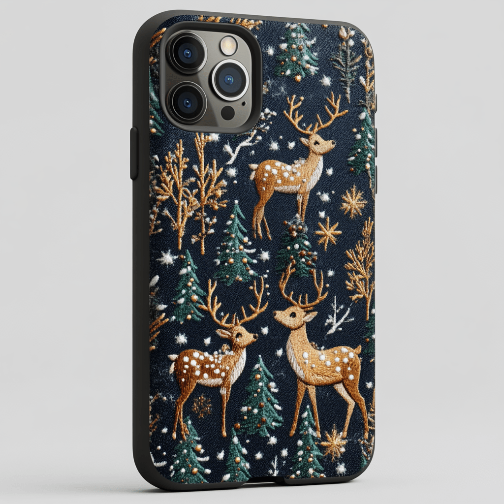 Snowy Deer Tracks Phone Case, Multiple Styles Available, iPhone, Pixel, Samsung