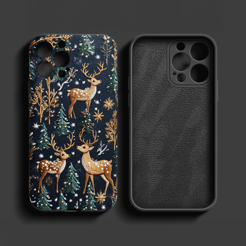 Snowy Deer Tracks Phone Case, Multiple Styles Available, iPhone, Pixel, Samsung