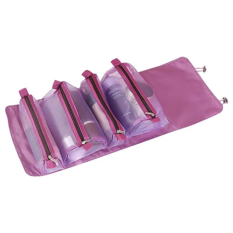 Stay Organized On-the-Go with Our Roll-Up Travel Cosmetic Bag