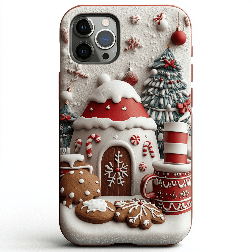 Sweet Paradise Christmas Phone Cases, Multiple Styles Available, iPhone, Pixel, Samsung