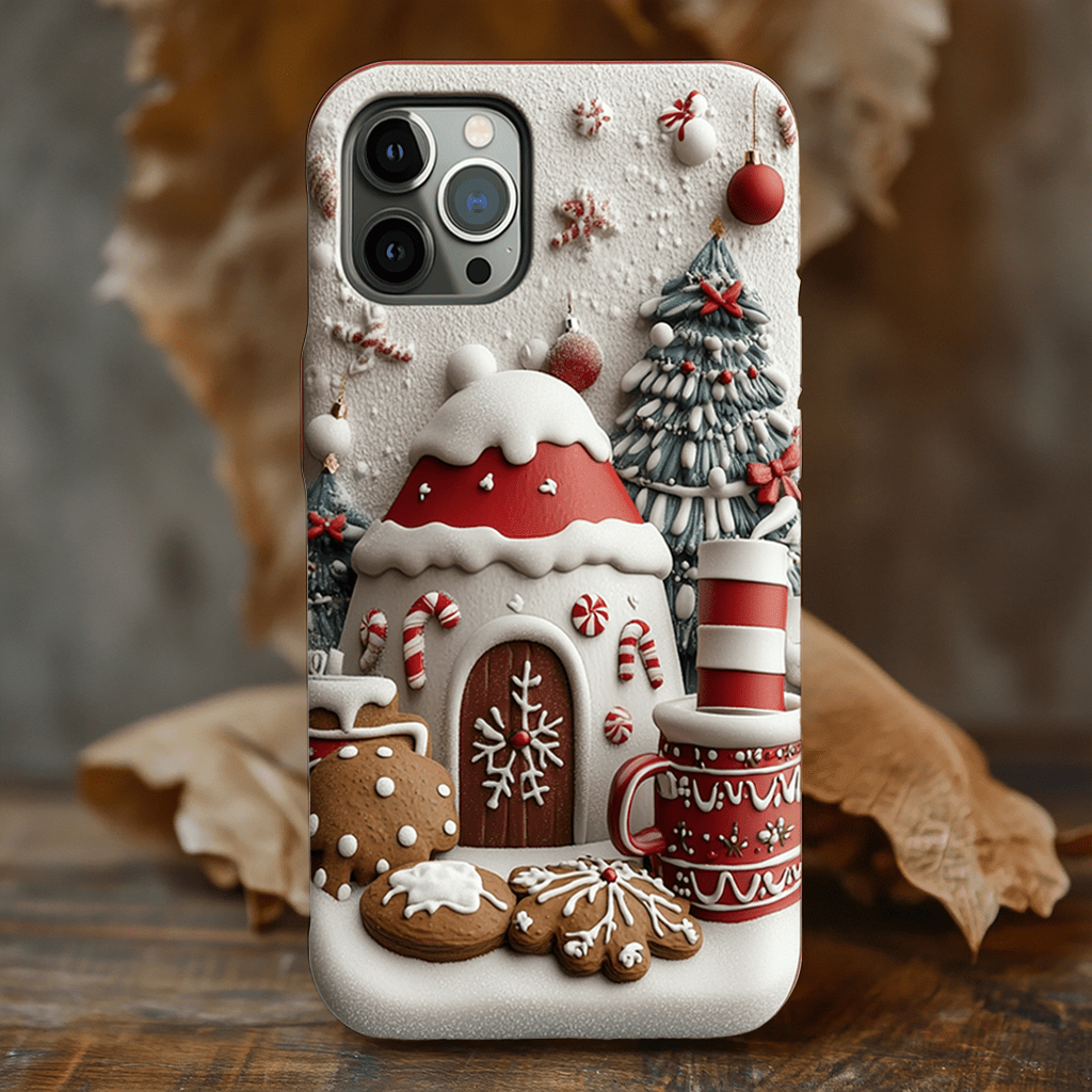 Sweet Paradise Christmas Phone Cases, Multiple Styles Available, iPhone, Pixel, Samsung