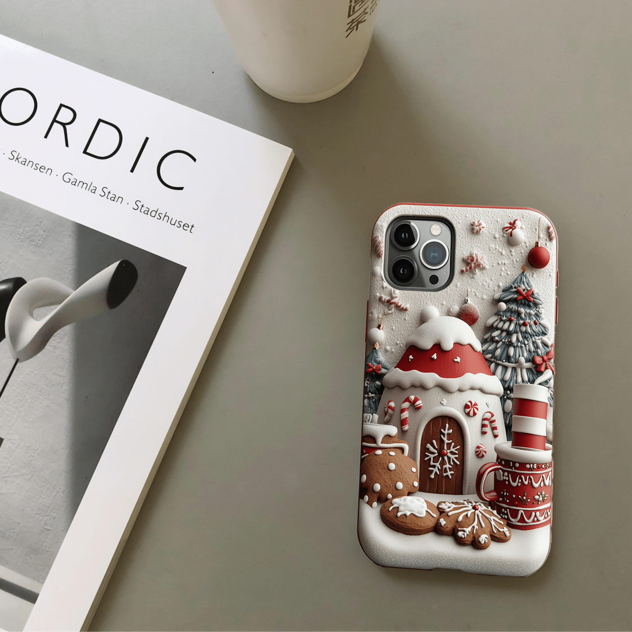 Sweet Paradise Christmas Phone Cases, Multiple Styles Available, iPhone, Pixel, Samsung