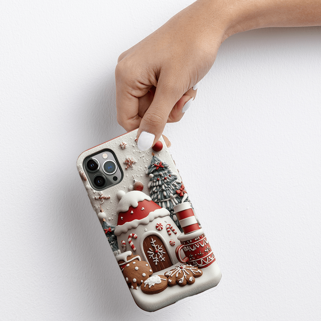 Sweet Paradise Christmas Phone Cases, Multiple Styles Available, iPhone, Pixel, Samsung