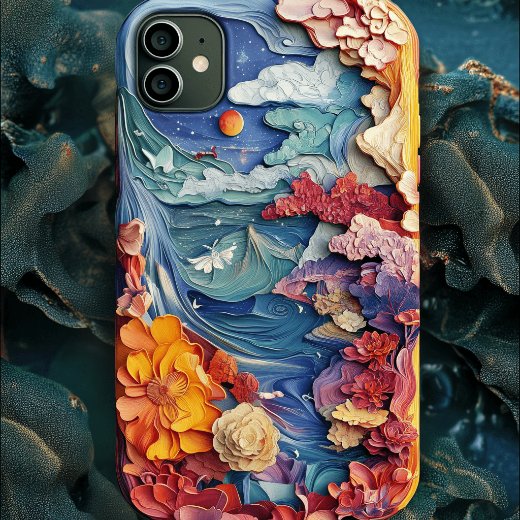 The answer to the puzzle of mountains and seas is flowers, iPhone, Pixel, Samsung