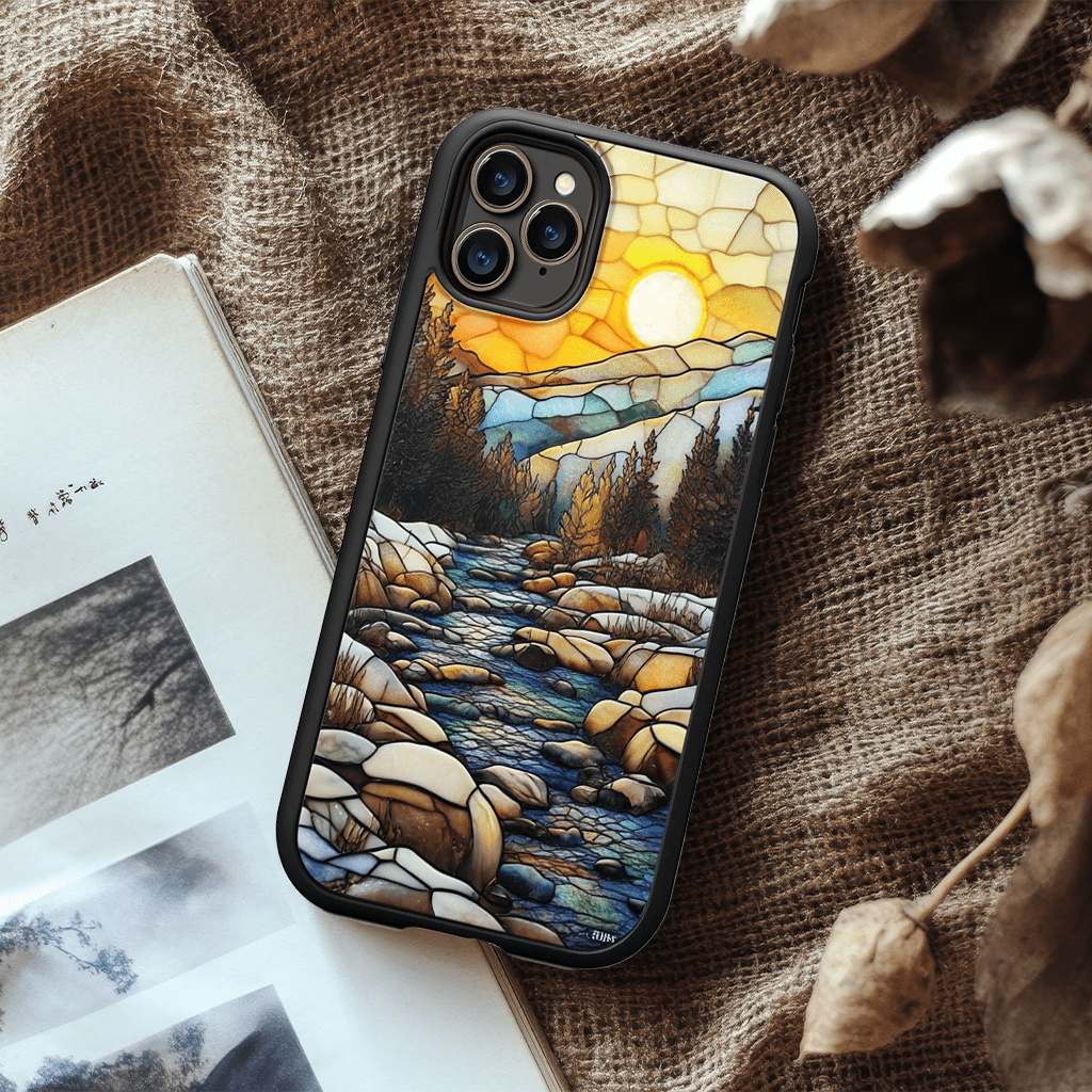 Tree Shadows phone cases, multiple styles available, iPhone, Pixel, Samsung