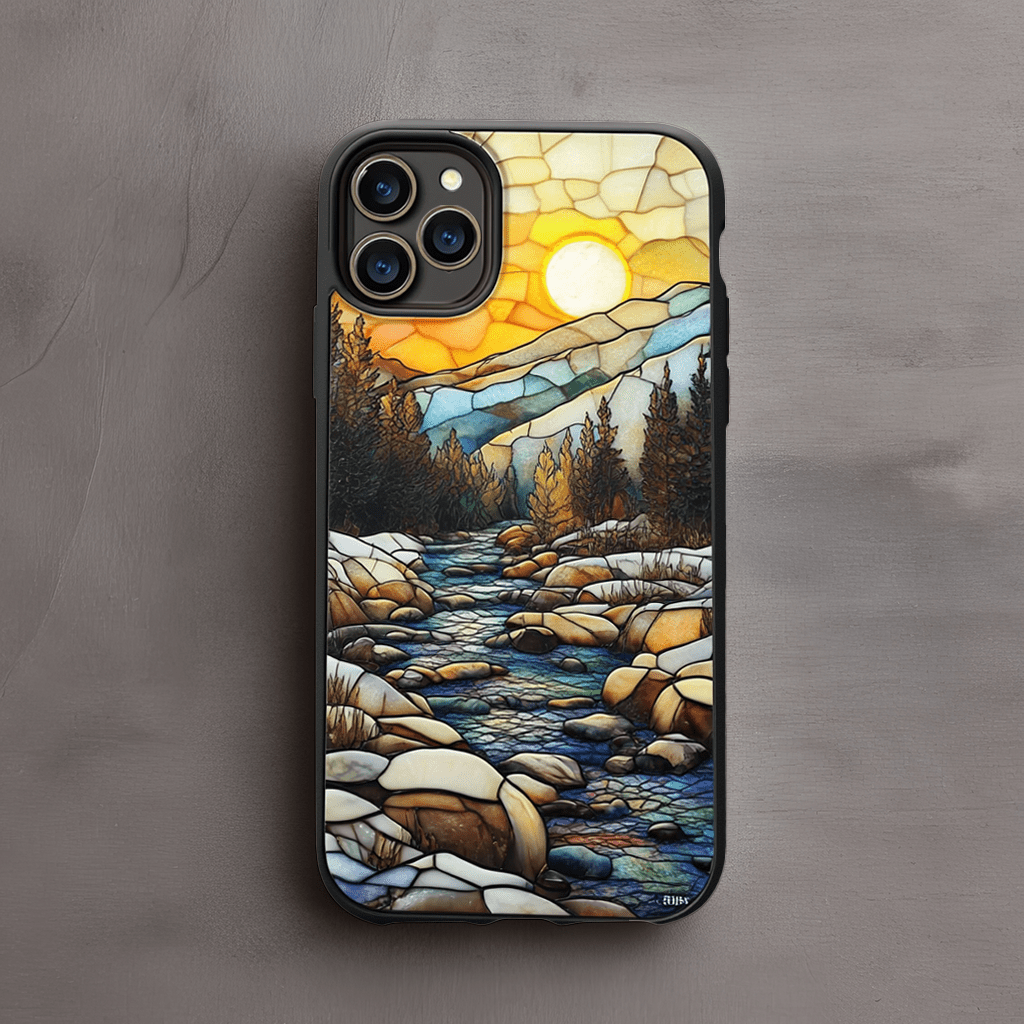 Tree Shadows phone cases, multiple styles available, iPhone, Pixel, Samsung