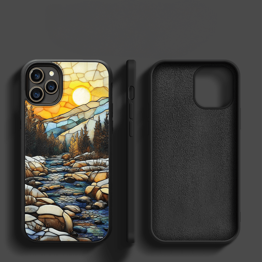 Tree Shadows phone cases, multiple styles available, iPhone, Pixel, Samsung