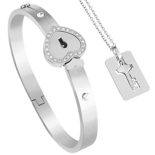 Unlock the Love: Discover the Perfect Bond with Our Love Lock Jewelry Set