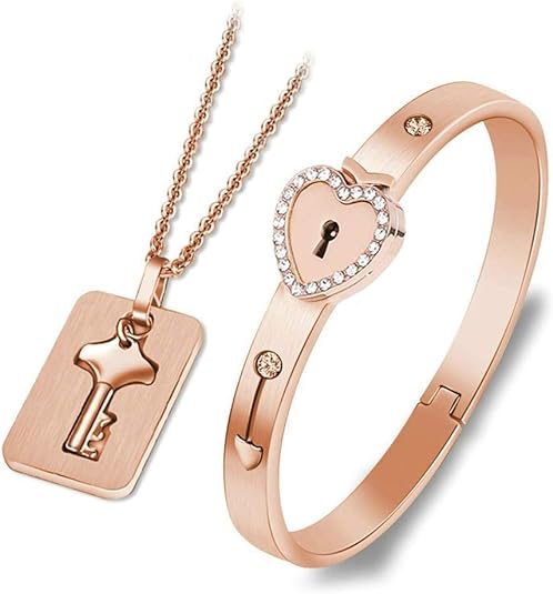 Unlock the Love: Discover the Perfect Bond with Our Love Lock Jewelry Set