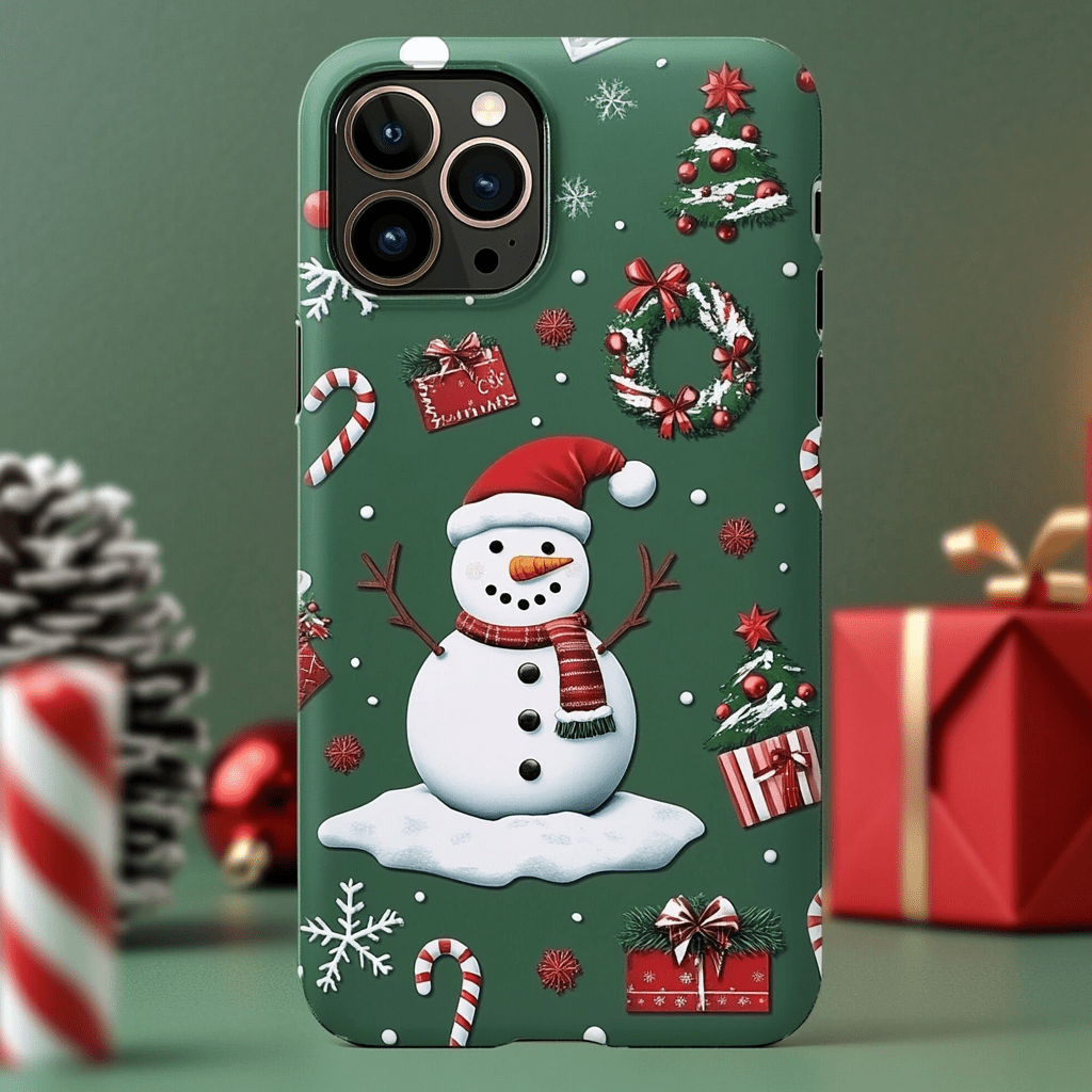 Warm Christmas childlike mobile phone cases, various styles available, iPhone, Pixel, Samsung