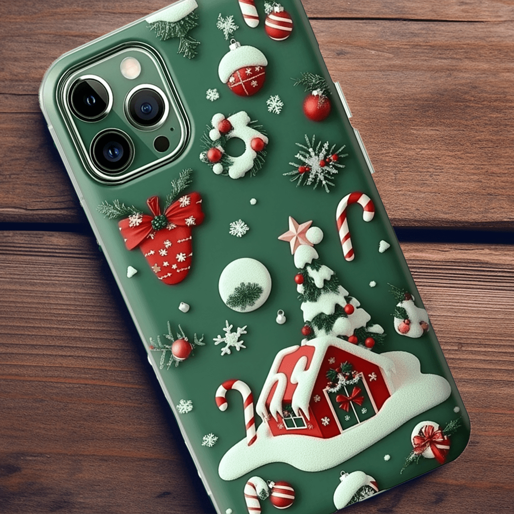 Warm Christmas childlike mobile phone cases, various styles available, iPhone, Pixel, Samsung