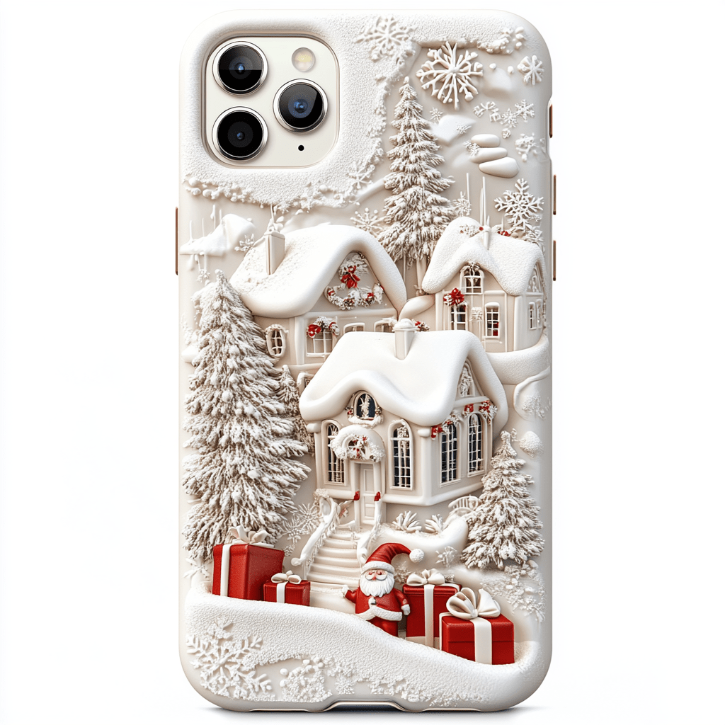 Winter Snow House Phone Cases, Multiple Styles Available, iPhone, Pixel, Samsung