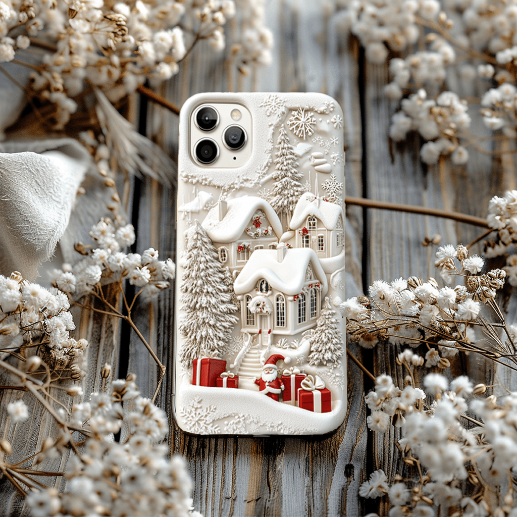 Winter Snow House Phone Cases, Multiple Styles Available, iPhone, Pixel, Samsung