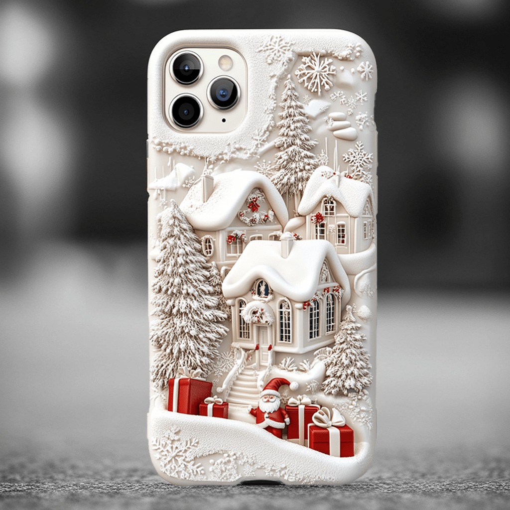 Winter Snow House Phone Cases, Multiple Styles Available, iPhone, Pixel, Samsung