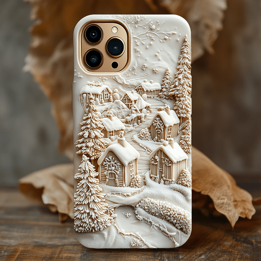 Winter Sweet Dream House phone cases, multiple styles available, iPhone, Pixel, Samsung