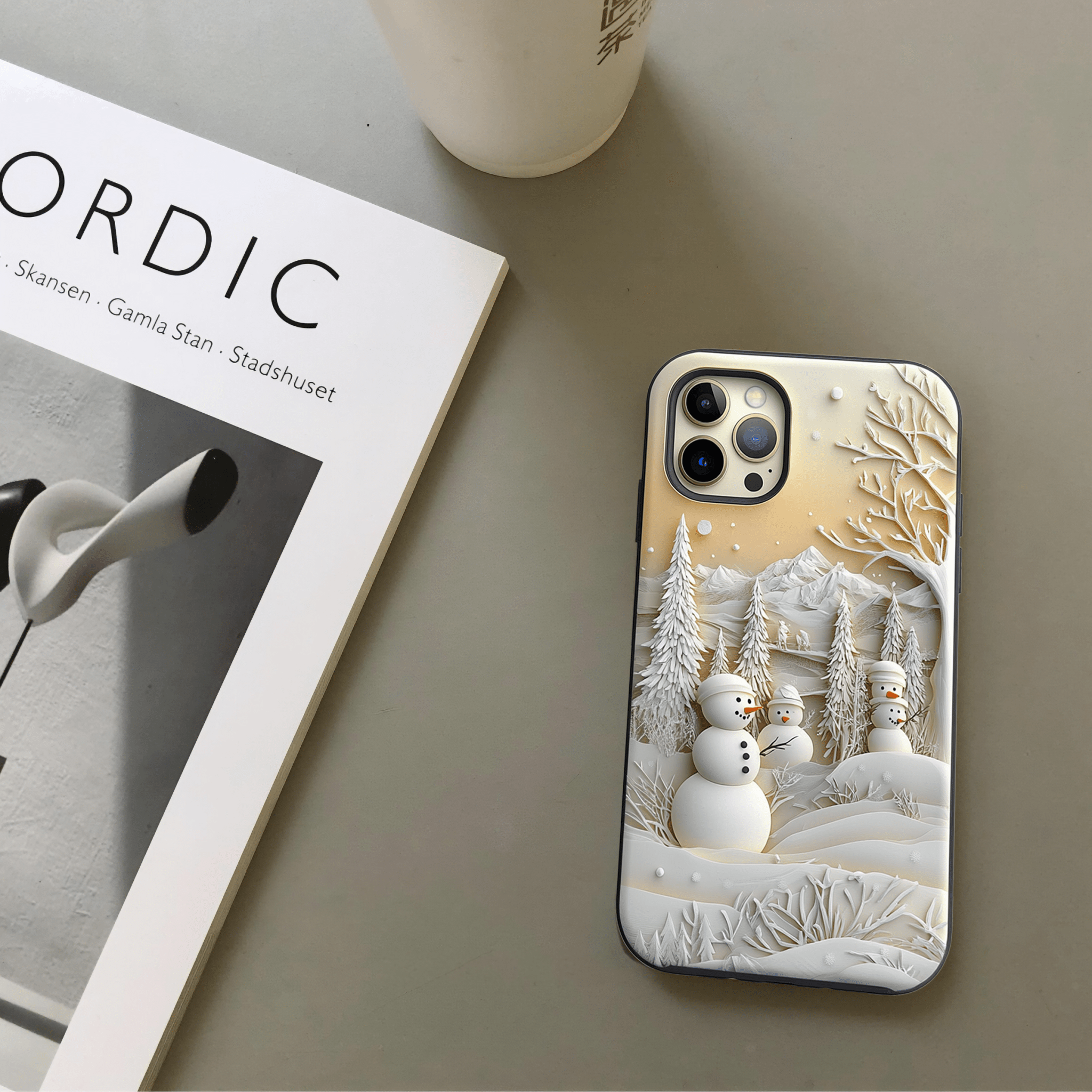 Winter White Dream Phone Case, Multiple Styles Available, iPhone, Pixel, Samsung