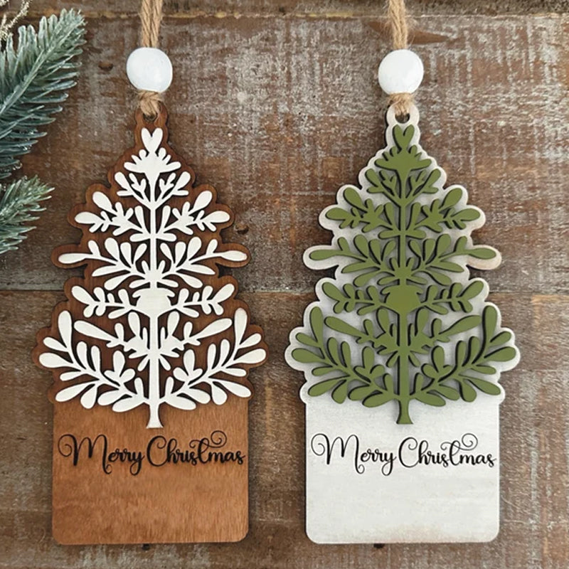 Christmas family custom ornaments, Christmas tree pattern, customized gifts, Christmas decorations, family keepsakes