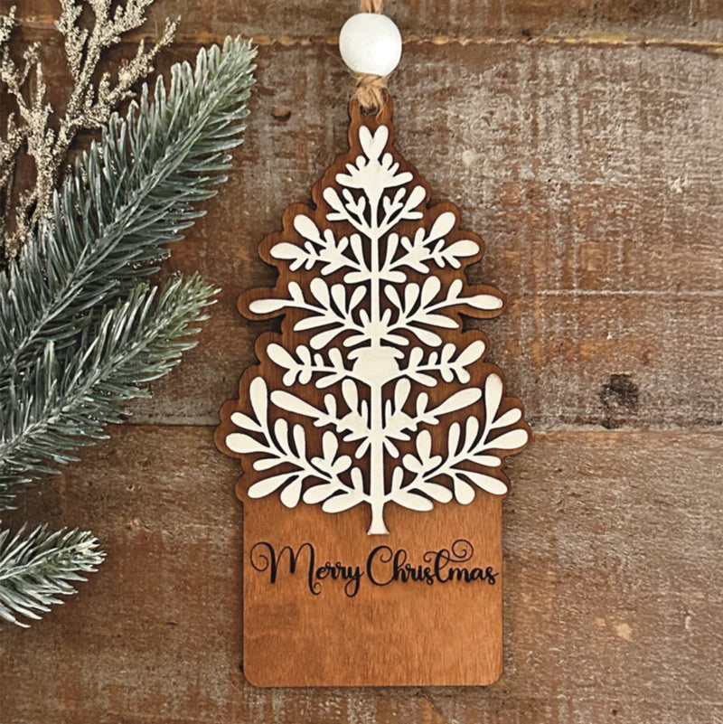 Christmas family custom ornaments, Christmas tree pattern, customized gifts, Christmas decorations, family keepsakes