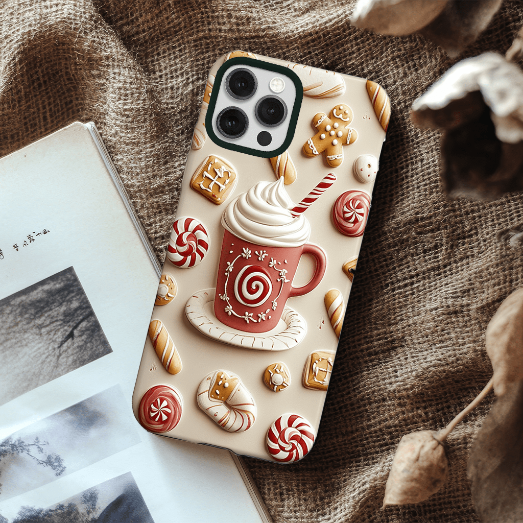 Yummy Christmas Companion Phone Cases, Available in Various Styles, iPhone, Pixel, Samsung