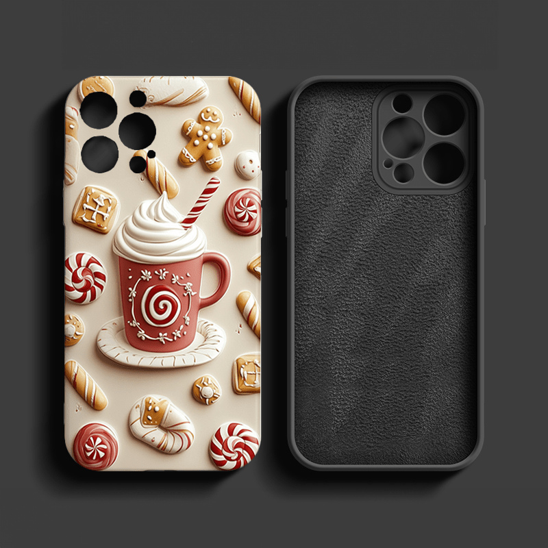 Yummy Christmas Companion Phone Cases, Available in Various Styles, iPhone, Pixel, Samsung