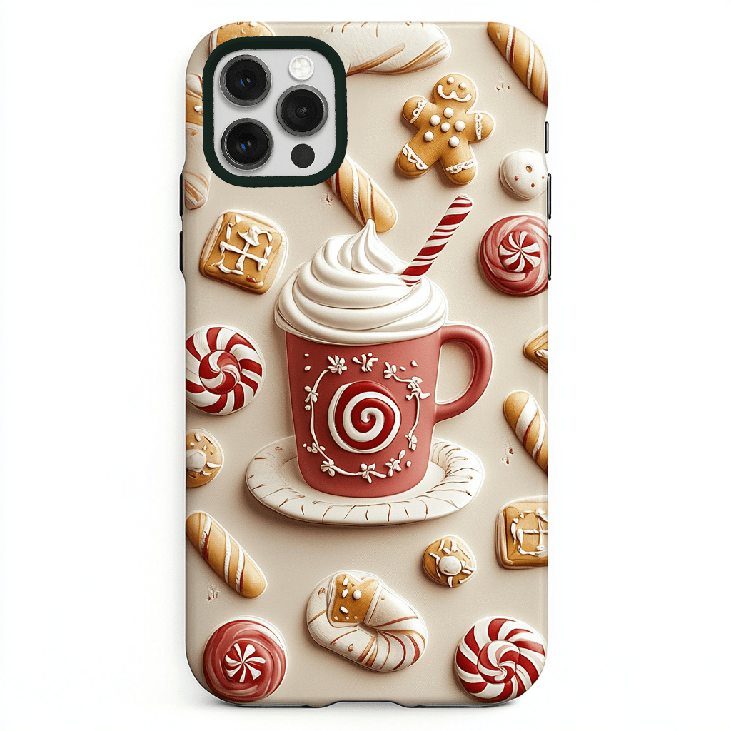 Yummy Christmas Companion Phone Cases, Available in Various Styles, iPhone, Pixel, Samsung