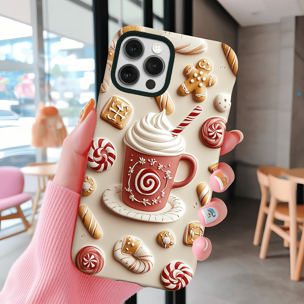 Yummy Christmas Companion Phone Cases, Available in Various Styles, iPhone, Pixel, Samsung